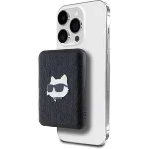 Karl Lagerfeld Choupette Head Pin Magsafe Induktive Powerbank 5000Mah 16W - Schwarz günstig