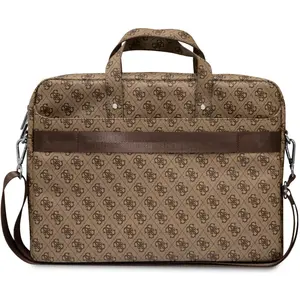 Guess Torba GUCB15P4TW 16" br zowy/ brown Saffiano 4G Triangle Logo, Notebooktasche, Braun günstig