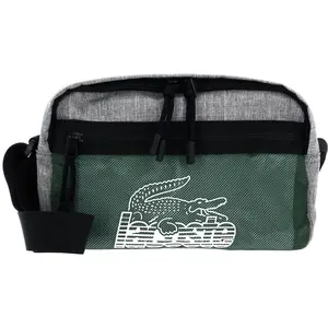 Lacoste, Herren, Handtasche, Neocroc Reporter Bag, Schwarz, Grün, Grau günstig