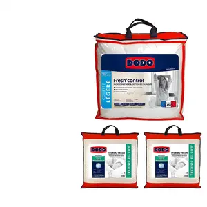 Set Bettdecke 220 x 240 cm + 2 Kopfkissen 60 x 60 cm - DODO von FRESH ... günstig