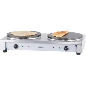 Casselin CCD40E, 2 Crepe(s), Edelstahl, 40 cm, Eisenguss, Drehregler, 300 °C günstig
