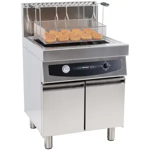 Fritteuse für Donuts, Gasbetrieb, mit Unterbau, 35 Liter - Casselin günstig