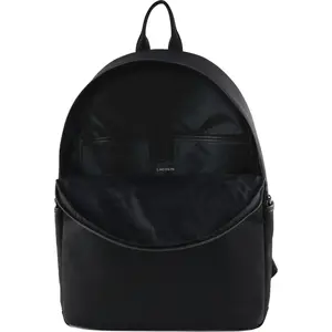 LACOSTE Freizeitrucksack Rucksack mit Laptopfach Backpack Noir schwarz