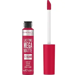 Rimmel Beauty Lippenfarbe Mega Matte Flüssige Lippenfarbe 910 Fuchsia Flush Langanhaltend, Intensive Farbe, Perfektes Finish günstig