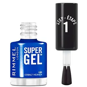 Rimmel London Super Gel 100 Cobalt Heaven 12ml Nagellack One Size günstig