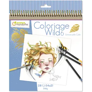 My Mandarine, Heft + Block, Malbuch Coloriage Wild