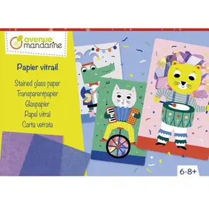 Kreativbox - Fensterpapier Avenue Mandarine TU