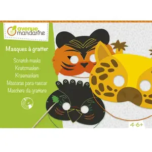 Kreativbox Masken zum Abkratzen Avenue Mandarine TU