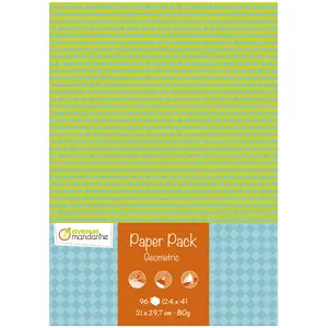 Papier Avenue Mandarine geometric 21x1,8x29,7 cm