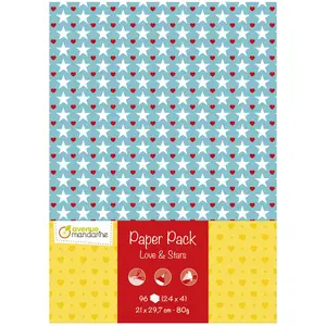 Papier Avenue Mandarine Love & Stars 21x1,8x29,7 cm