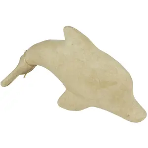 Décopatch Papp-Figuren 28.5 x 10.5 x 14.5 cm Delphin
