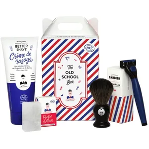 Monsieur BARBIER - Rasierset für Männer - THE OLD SCHOOL BOX - Routine Set 1 ct günstig