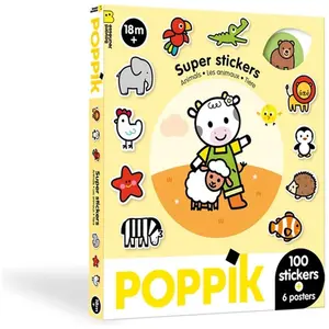 Poppik, Sticker, Sticker Box Tier (100 Sticker) günstig