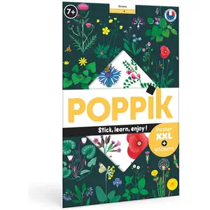 Poppik, Sticker, Sticker Lernposter Botanik (72 Sticker)