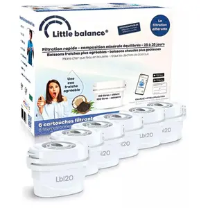 Packung mit 6 maxtra-kartuschen für die karaffe Little balance 8589 günstig