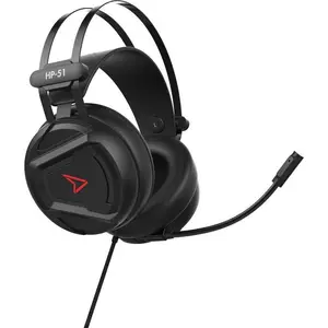 Steelplay HP51 Kopfhörer Kabelgebunden Kopfband Gaming Schwarz, Rot