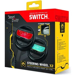 Steelplay JVASWI00010, Nintendo Switch, Rennrad, Schwarz, 2 Stück(e), ...