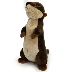 Anima Plüsch Otter stehend Kuscheltier Seeotter Stofftier Fischotter r...
