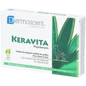 Dermoscent Keravita Phytokeratin für Hunde & Katzen 30 ct günstig