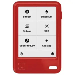 Ledger Nano Gen 5 Cherry Red Crypto Hardware Wallet with Recovery Key (Bitcoin, Ethereum Classic), Crypto Wallet, Rot günstig