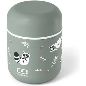 Monbento Kids Small Insulated Container MB Capsule Raccoon - Leakproof and Insulated - Small Lunch Box Keeps, Lunchbox, Mehrfarbig günstig