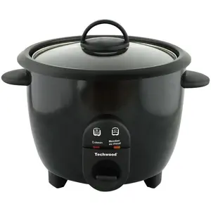 Techwood Rice cooker, Dampfgarer + Reiskocher, Schwarz günstig