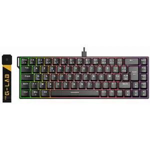 Gaming-Tastatur The G-Lab Keyz Titanium HE, 65% Hot Swap, magnetisch, ...