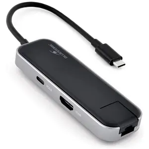 Bluestork 3 Ports USB 2.0 + HDMI + USB Type C + RJ45 (USB-C, 6 Ports),... günstig