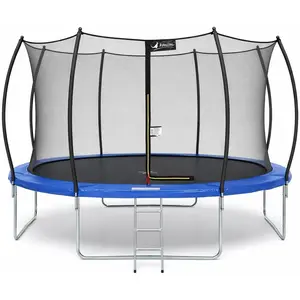 KANGUI Rundes Trampolin Ø 430cm mit Sicherheitsnetz und Leiter - FPR 430 günstig