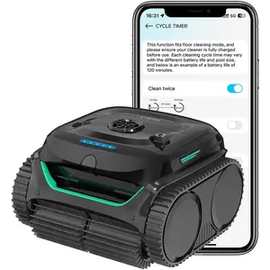 WYBOT C2 Kabelloser Poolroboter - 3592 GPH Saugkraft, 180min Laufzeit,...