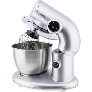 H.Koenig KM80 Küchenmaschine / 5 L Schüssel aus Edelstahl / bis zu 2kg...