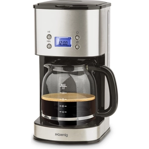 Programmierbare Kaffeemaschine H.Koenig Silber 1,2 L