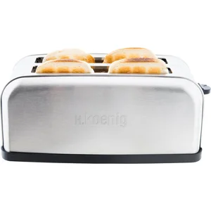 H.Koenig TOS28 Toaster / 4 Scheiben / 7 Bräunungsstufen / 3 Funktionen... günstig