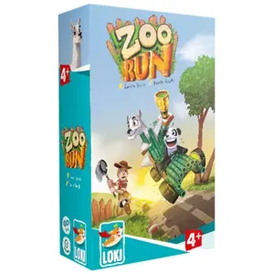 Iello Zoo Run, Brettspiel, Reisen/Abenteuer, 4 Jahr(e), Familienspiel