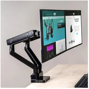 Urban Factory Dual Spring Monitor Arm 8 In 1 Built-In USB-C Docking Statio (Tisch, 32", 8 kg), Monitor Halterung, Schwarz günstig