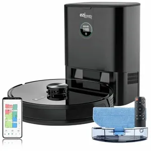 EZIclean I-Bot Z7 Smart, Beutellos, Schwarz, Rund, Staubbeutel, 0,4 l,...