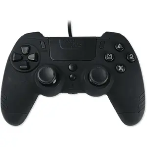 Steelplay Slim Pack Wired Controller Ebony Black Multi (PC, PS4), Gaming Controller, Schwarz, Mehrfarbig