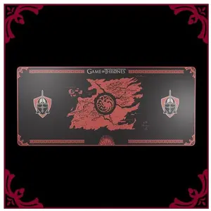 Lexip PIXMINDS X GAME OF THRONES Black XXL Mousep (XXL), Mausmatte, Rot, Mehrfarbig, Schwarz günstig
