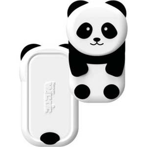 MONEY WALKIE, Kontaktloser Geldbeutel Hülle Modell Panda Kompakt, Weiß / Schwarz günstig