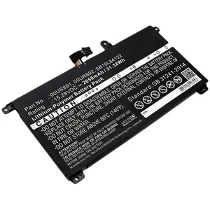DLH BATTERY 01AV493 FOR LENOVO 32Wh (2050 mAh), Notebook Akku, Schwarz günstig