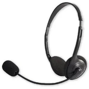 MCL Headset With Volume Control (Kabelgebunden), Kopfhörer, Schwarz
