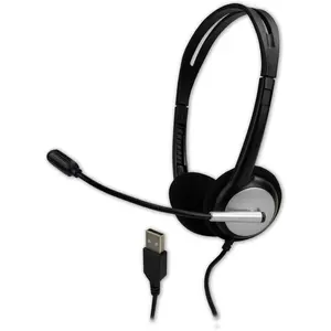MCL Casque stéréo avec micro avec (Kabelgebunden, USB-A), Office Heads... günstig