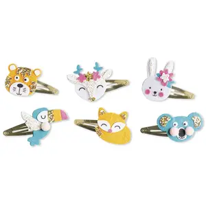 Janod 6 Pins Mit Glitzernden Tieren Zum Selbermachen