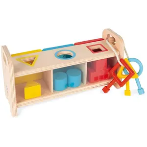 Janod Essentielle Formensortierbox Mit Schlüsseln