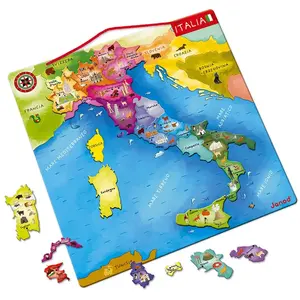 Janod Magnetic Italia Map Pädagogisches Spielzeug