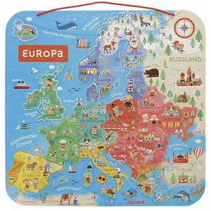 Janod Karte Von Europa Magnetische Version Deutsch