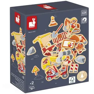 Janod 24 Magnete Für Baumaschinen