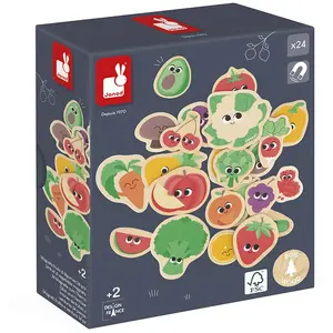 Janod 24 Obst-und Gemüsemagnete