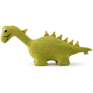 Großes dinosaurier kuscheltier - 18 x 51 cm - Grün | by SEVIRA KIDS