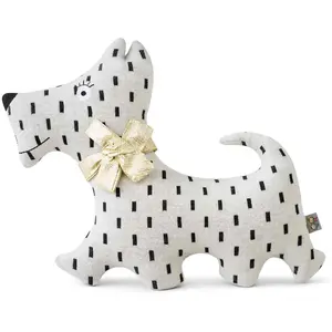 Großer Plüschhund Scotty - 36 x 42 cm - Beige | by SEVIRA KIDS